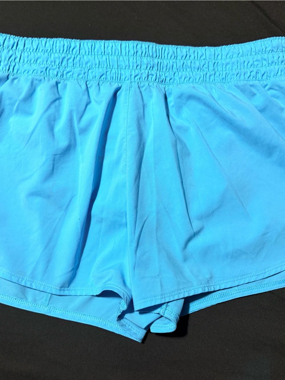 Nike Bright Blue Athletic Shorts with Elastic Waist
